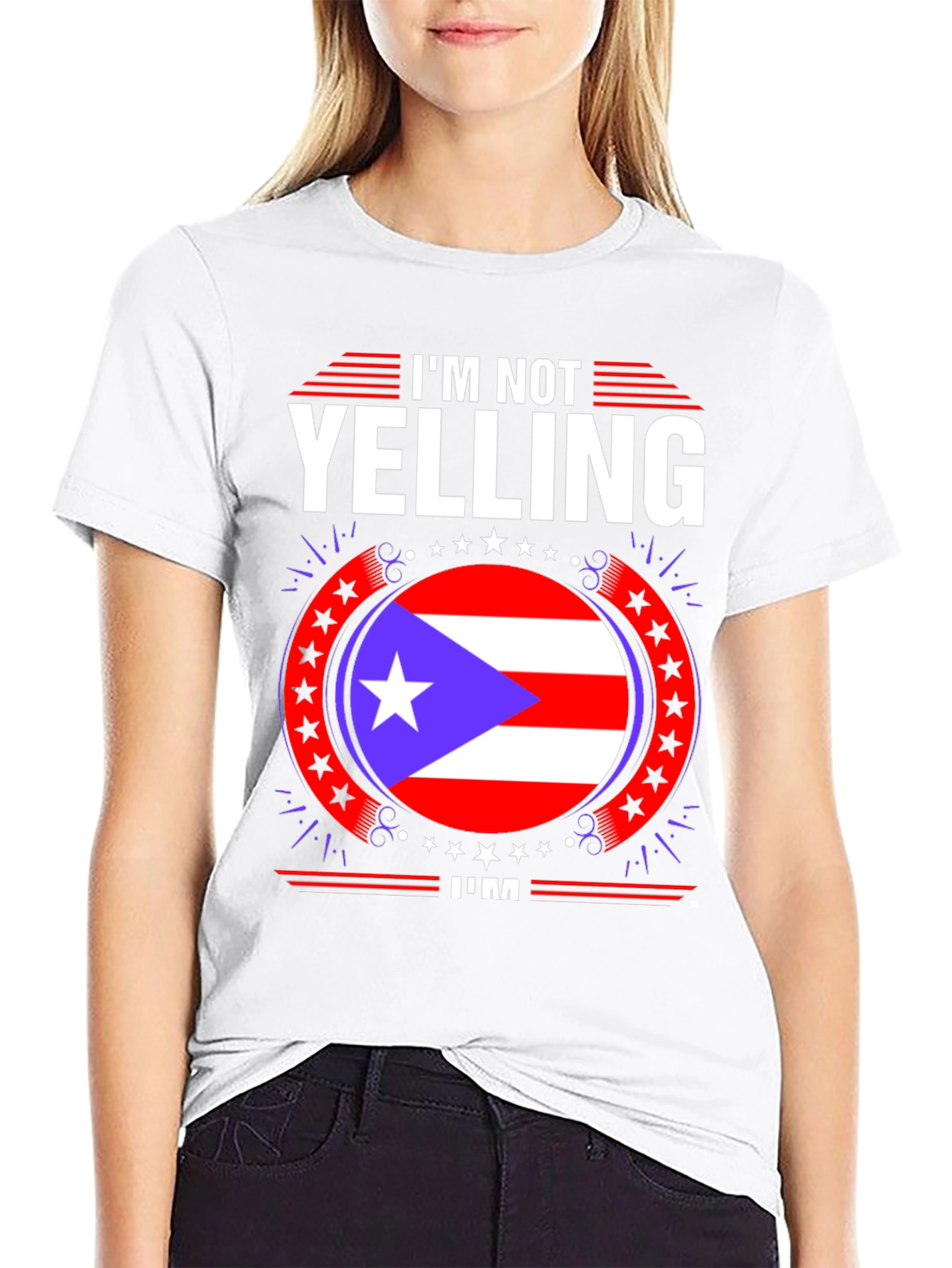 Puerto Rico Pride T-Shirt - Im Not Yelling!