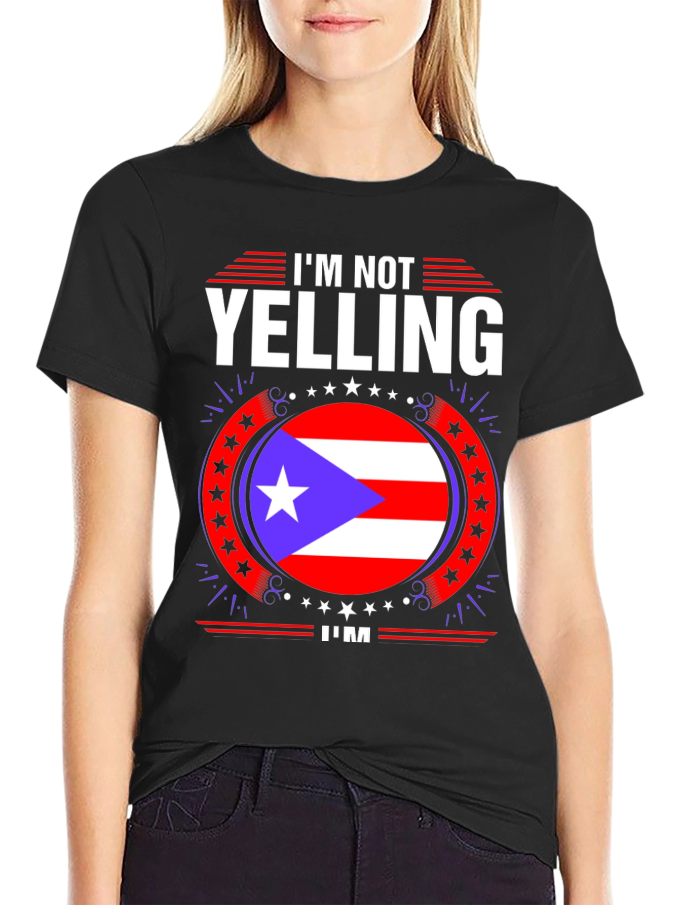 Puerto Rico Pride T-Shirt - Im Not Yelling!