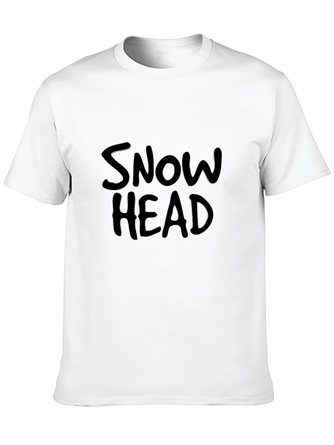 Snow Head Black T-Shirt