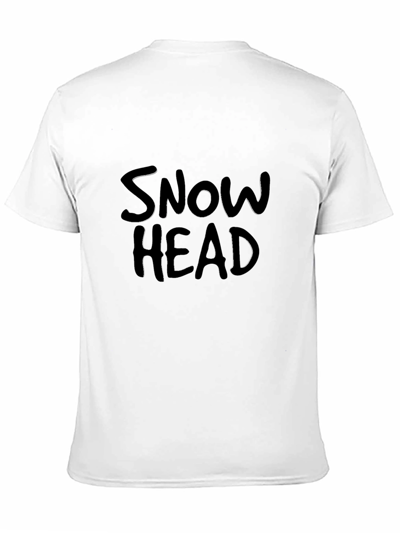 Snow Head Black T-Shirt