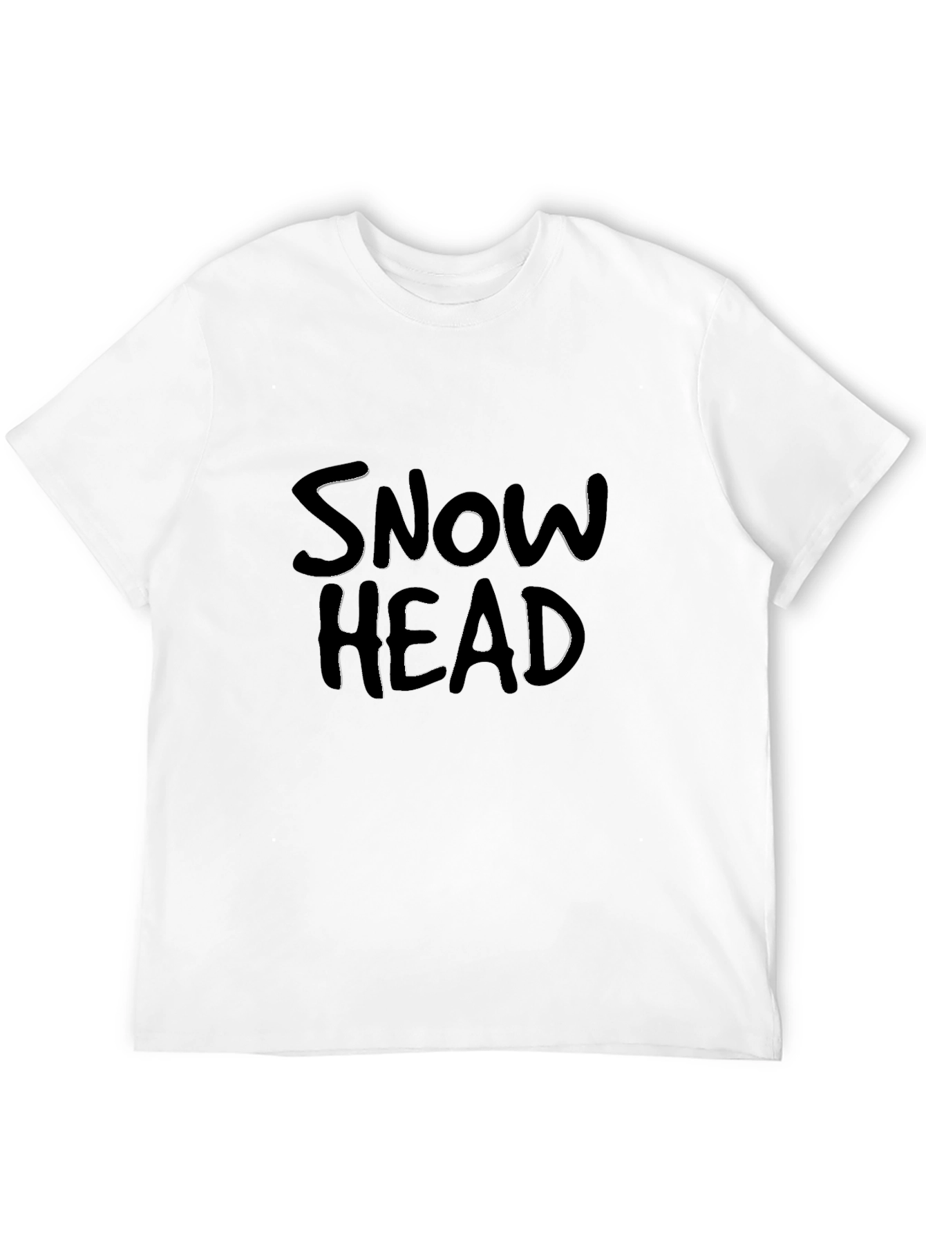 Snow Head Black T-Shirt