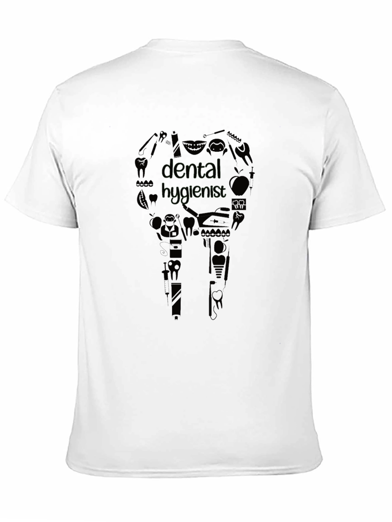 Dental Hygienist Graphic T-Shirt - Black