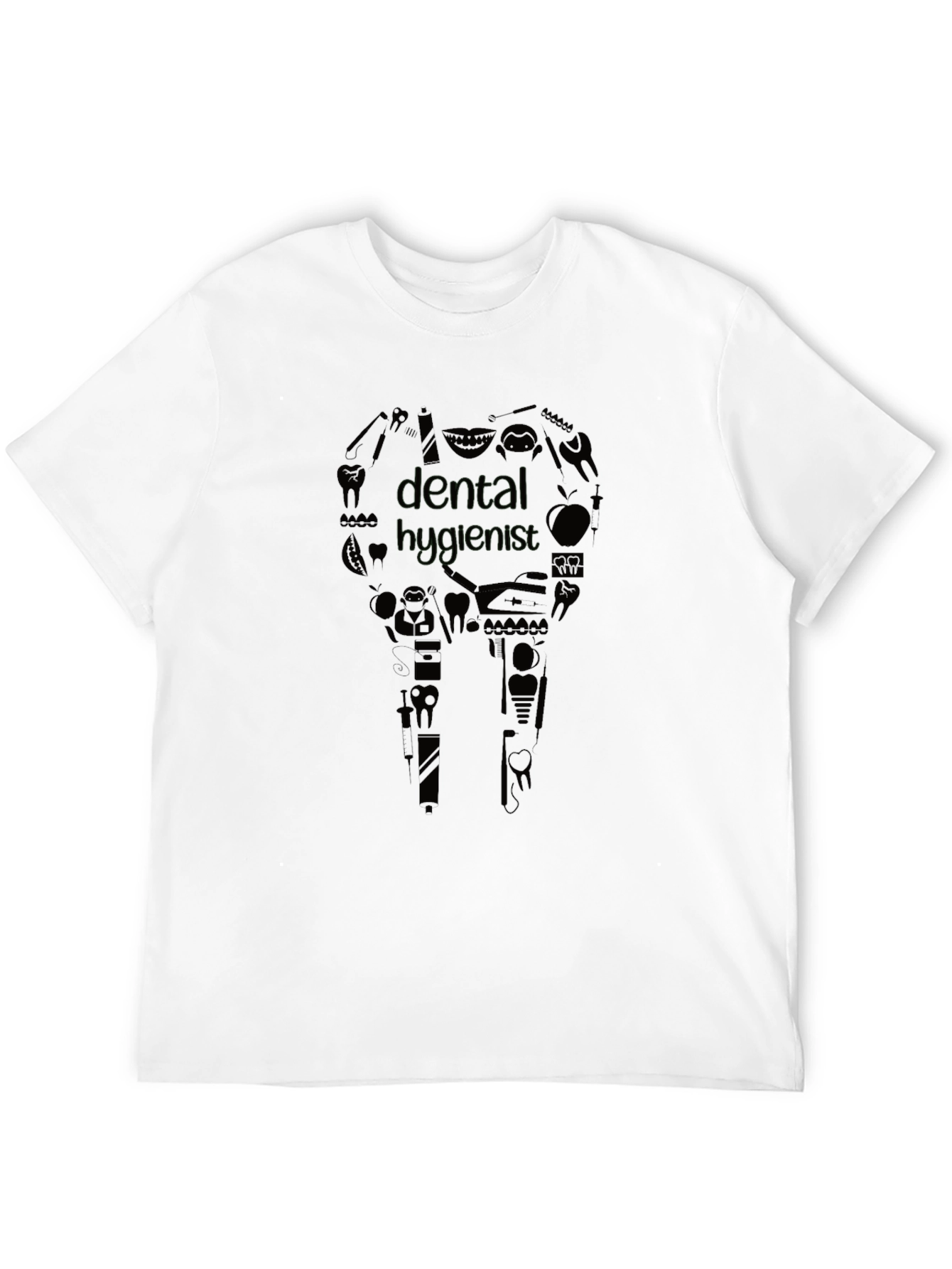 Dental Hygienist Graphic T-Shirt - Black
