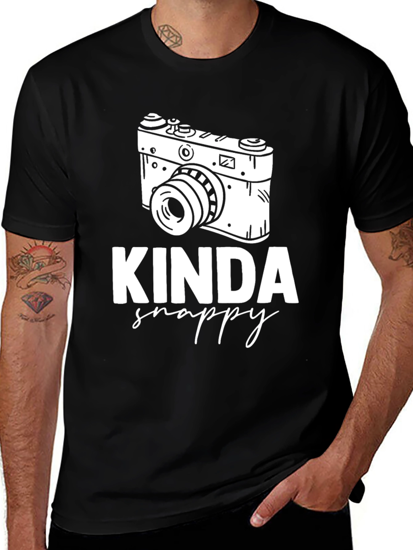Kinda Snappy Camera Graphic Tee