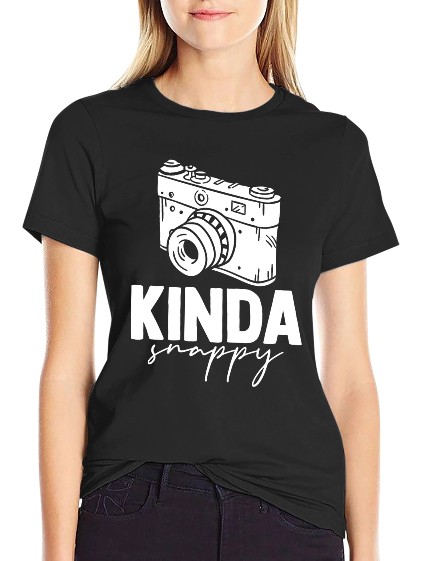 Kinda Snappy Camera Graphic Tee
