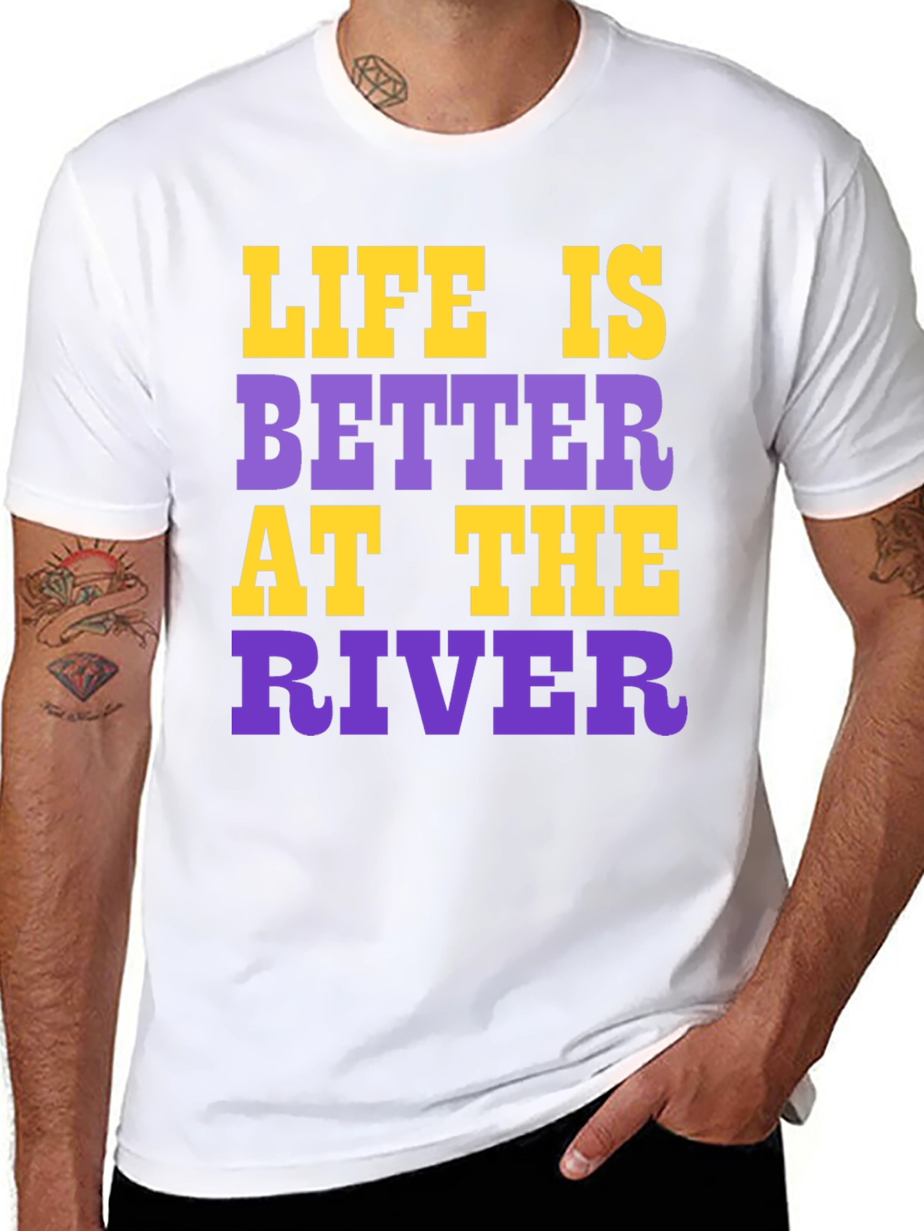 Life is Better at the River Graphic Tee