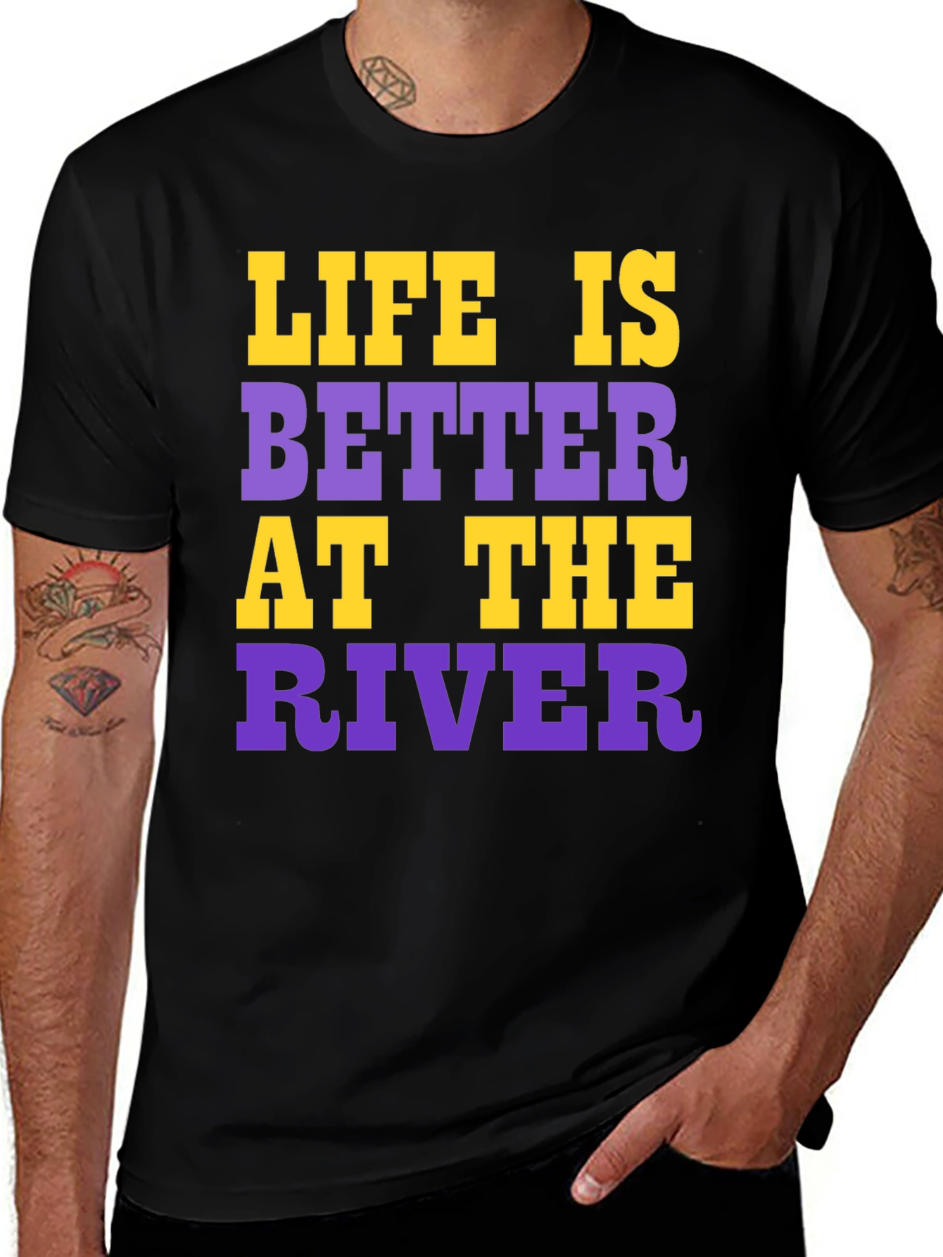 Life is Better at the River Graphic Tee