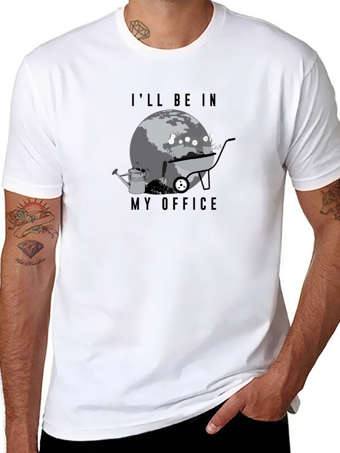 Gardeners Ill Be In My Office Graphic Tee