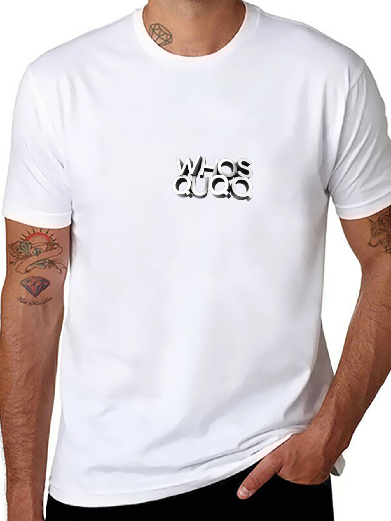 Whos Quqq Funny Graphic T-Shirt