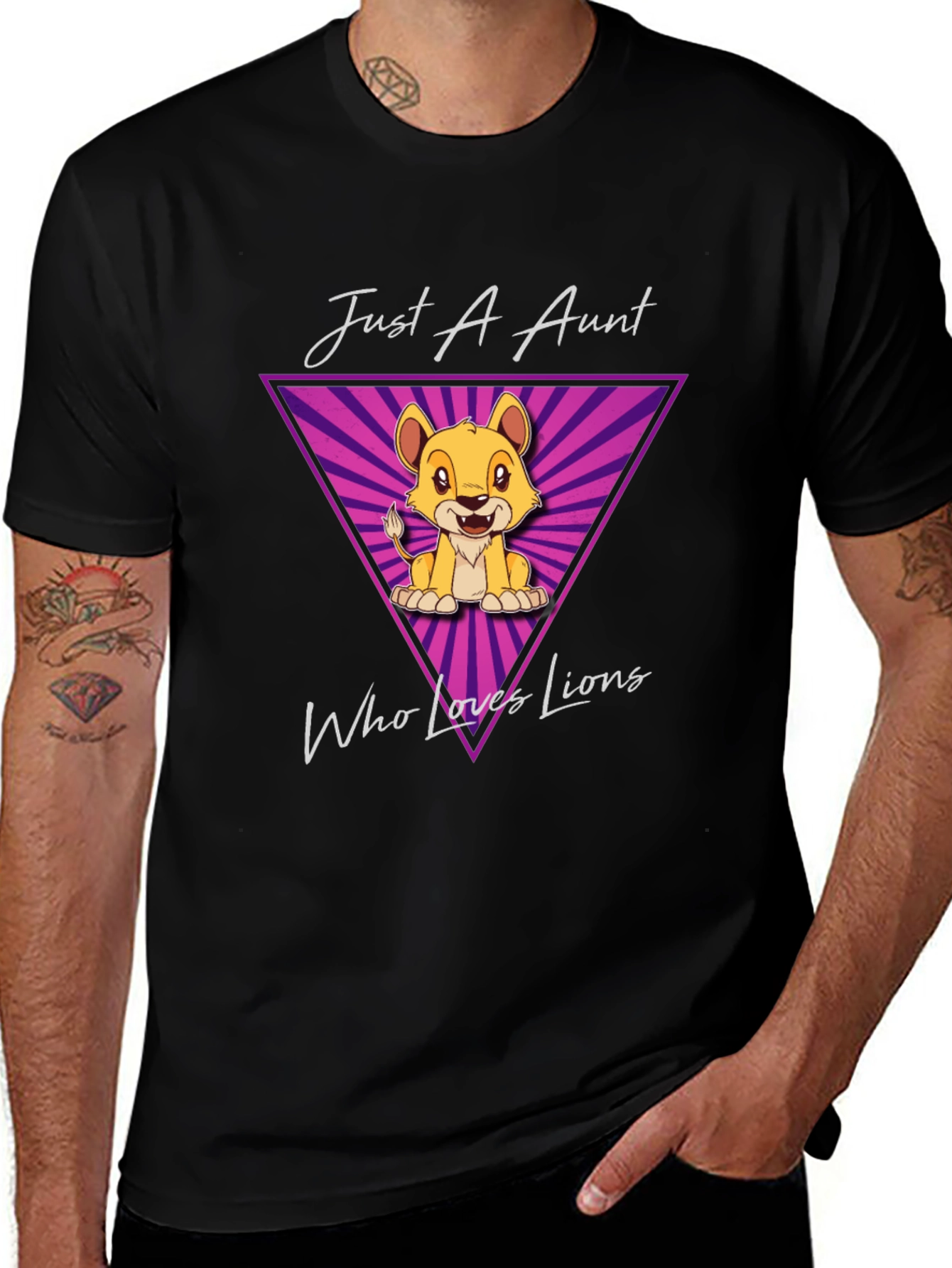 Just A Aunt Who Loves Lions T-Shirt