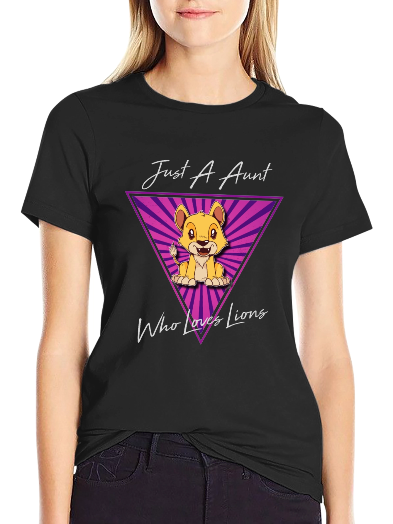 Just A Aunt Who Loves Lions T-Shirt