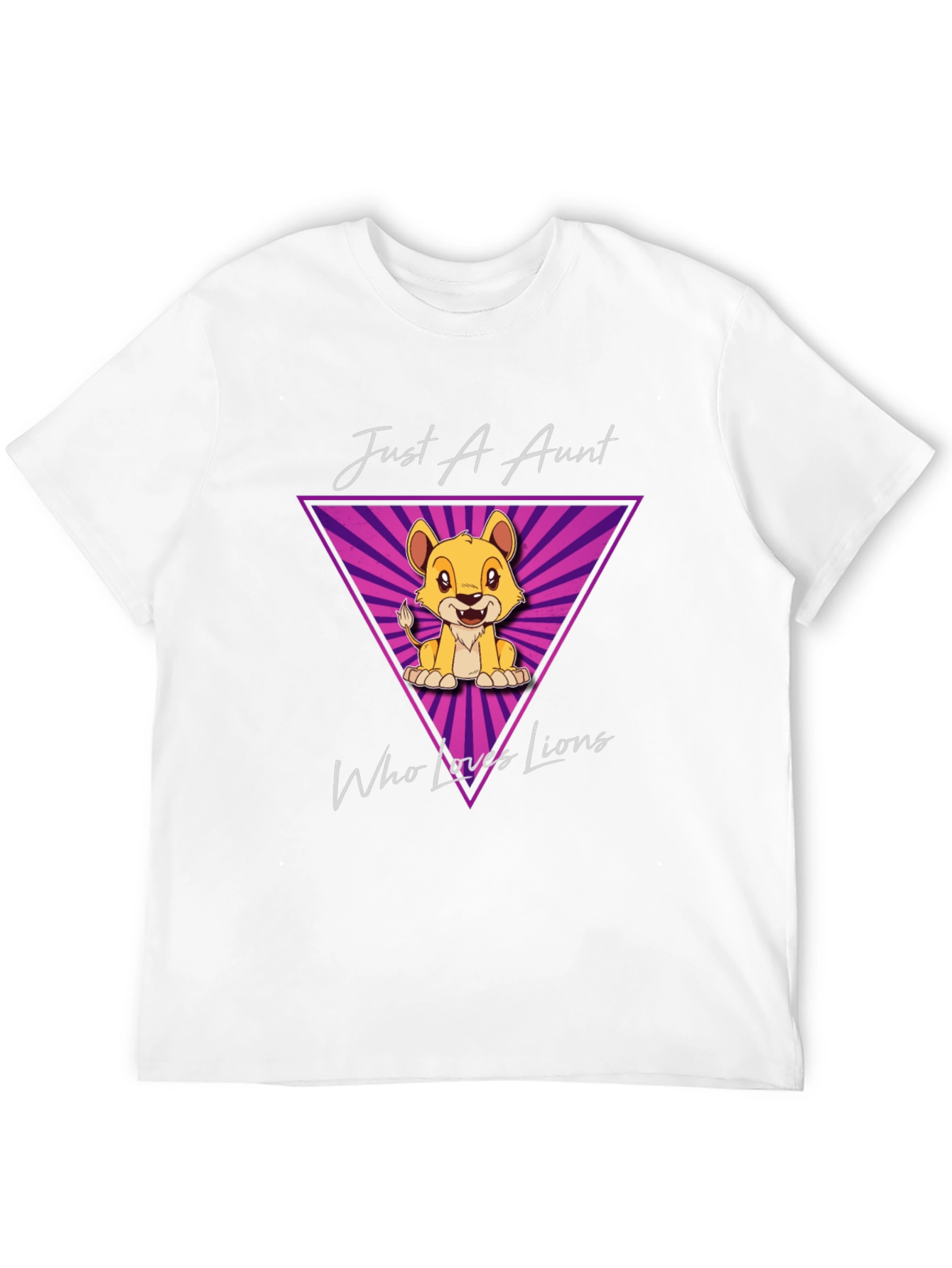 Just A Aunt Who Loves Lions T-Shirt