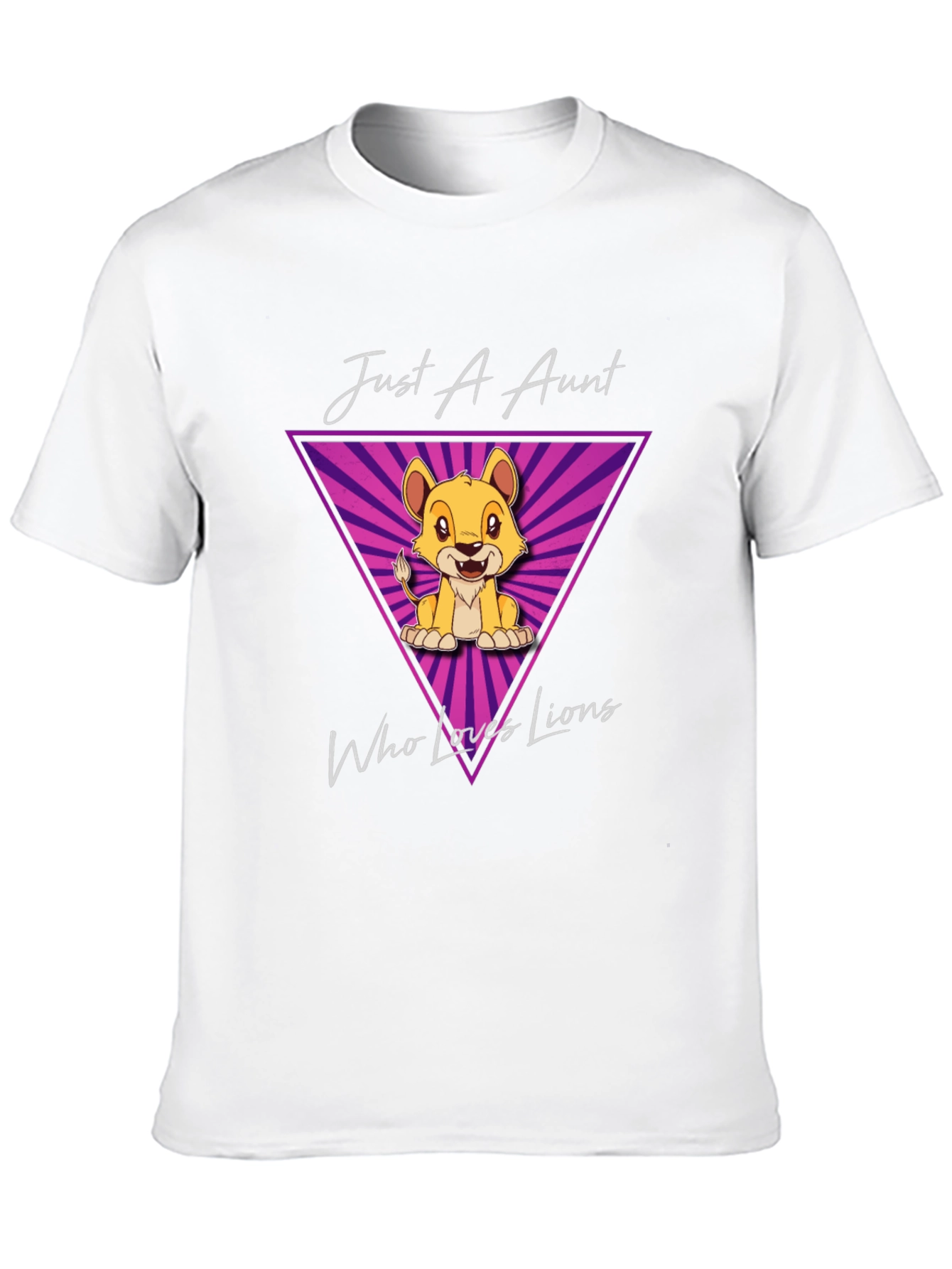 Just A Aunt Who Loves Lions T-Shirt