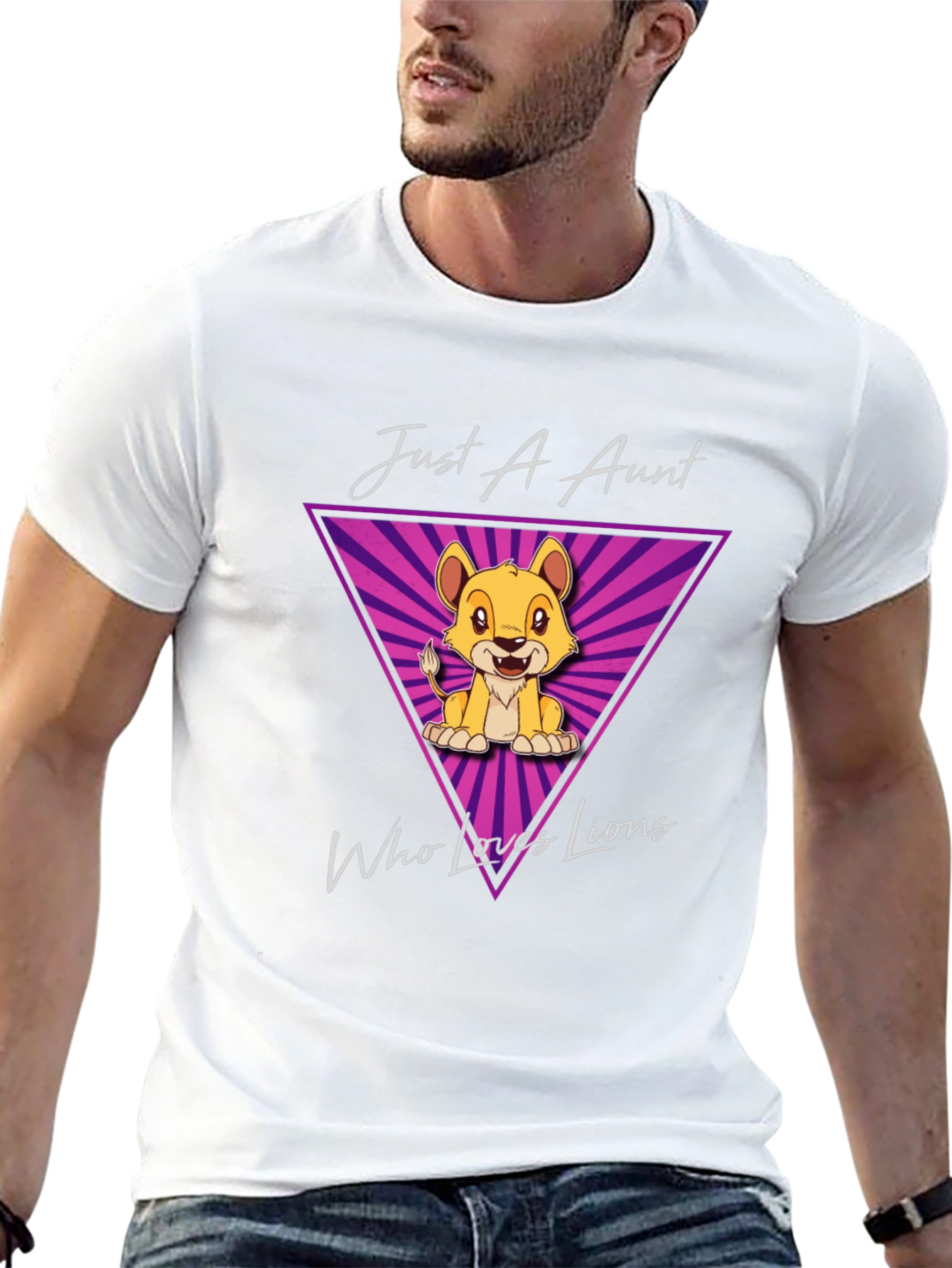 Just A Aunt Who Loves Lions T-Shirt