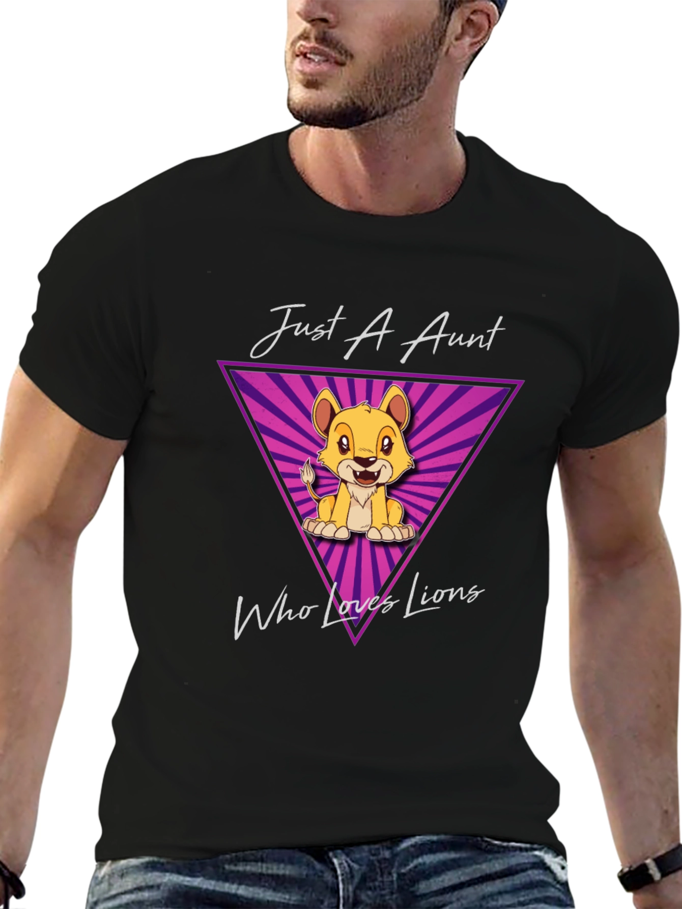 Just A Aunt Who Loves Lions T-Shirt