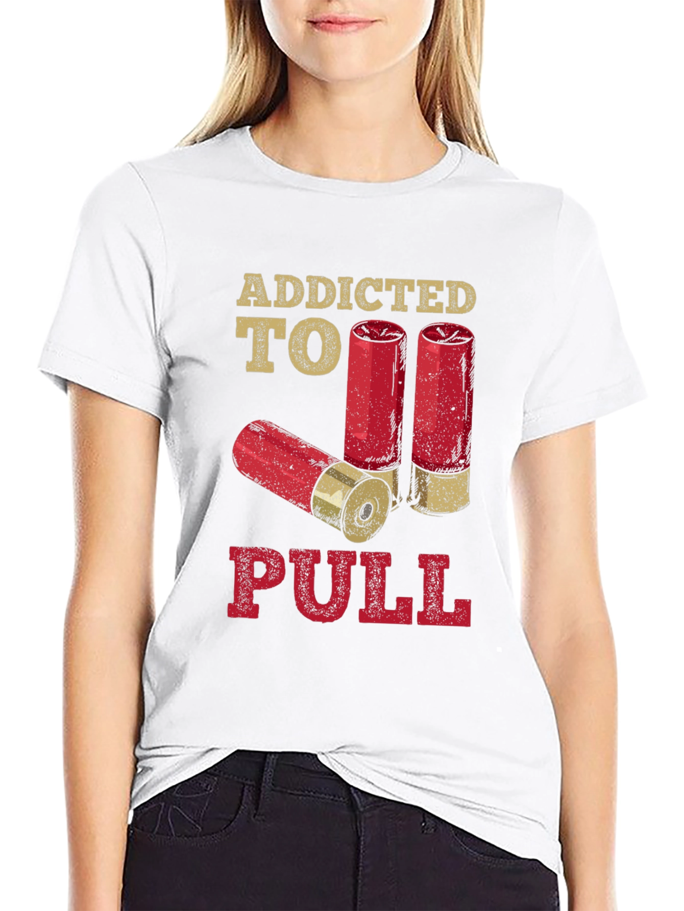 Addicted to Pull T-Shirt - Clay Target Shooting Apparel