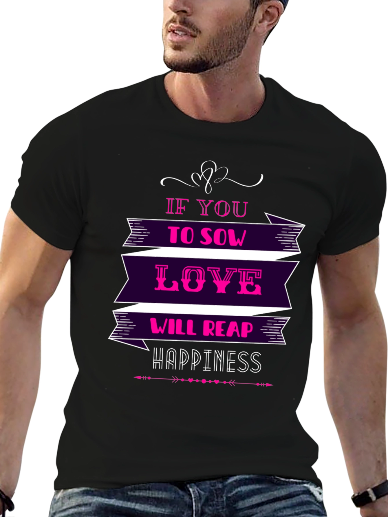 Love & Happiness Graphic T-Shirt
