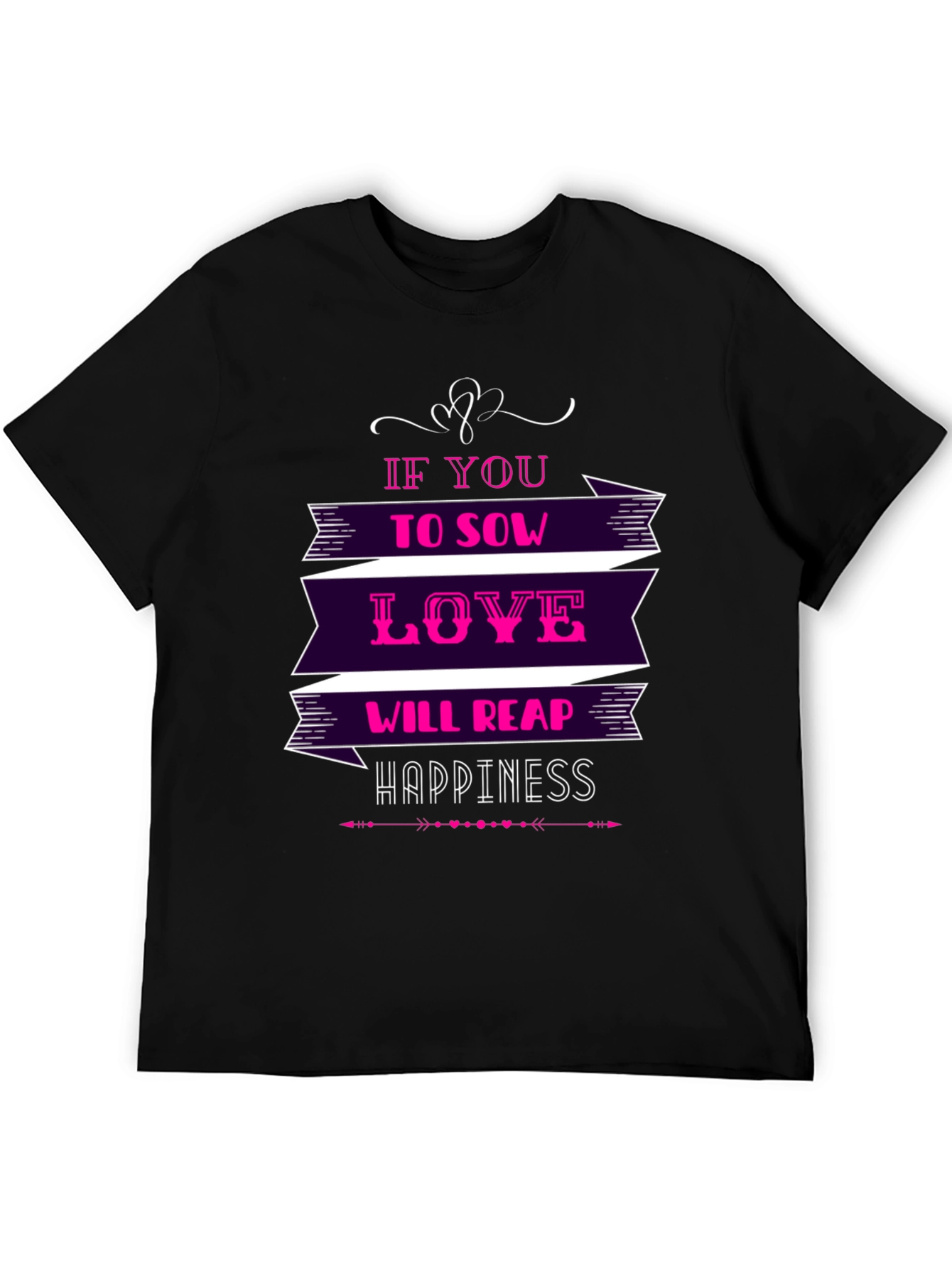 Love & Happiness Graphic T-Shirt