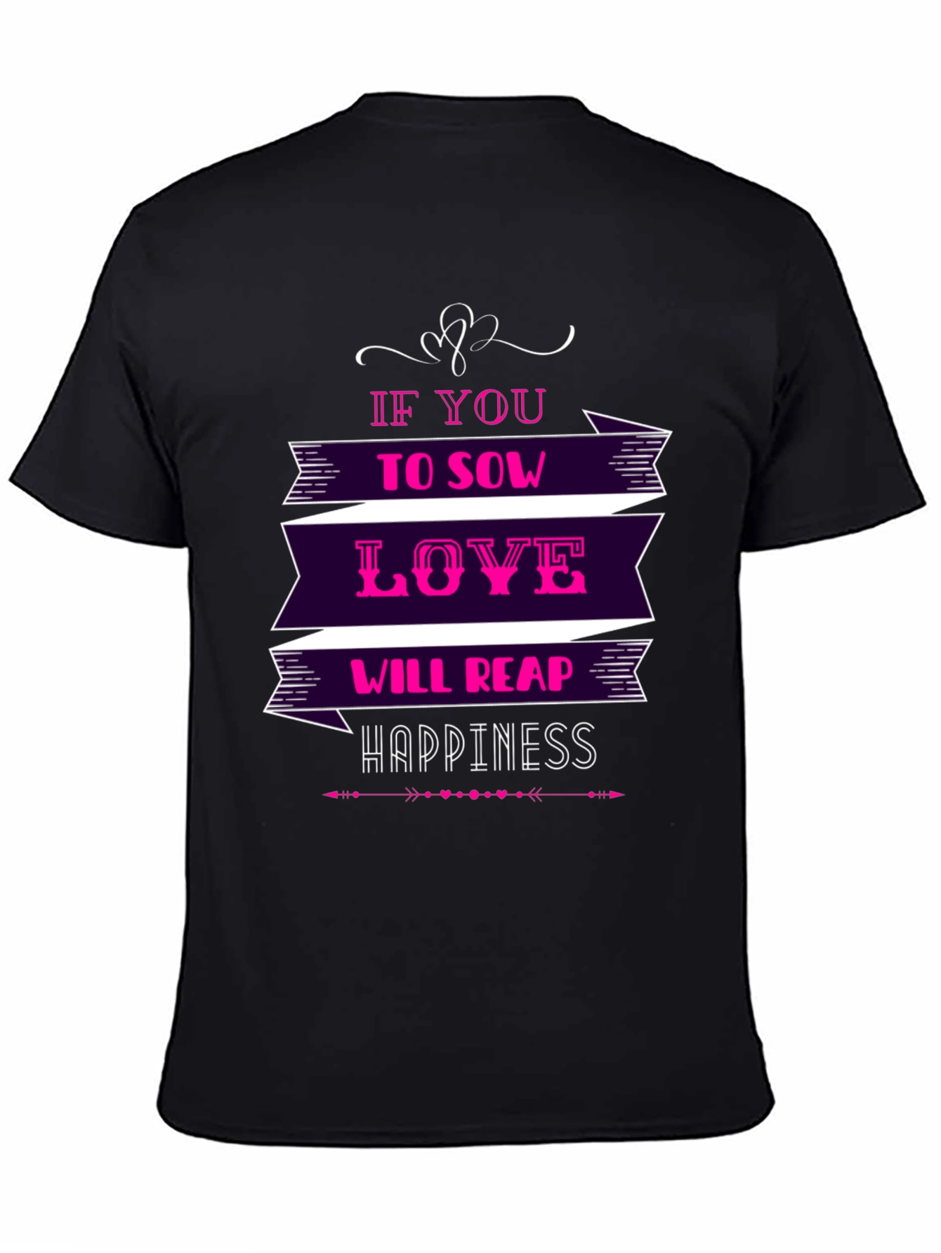 Love & Happiness Graphic T-Shirt