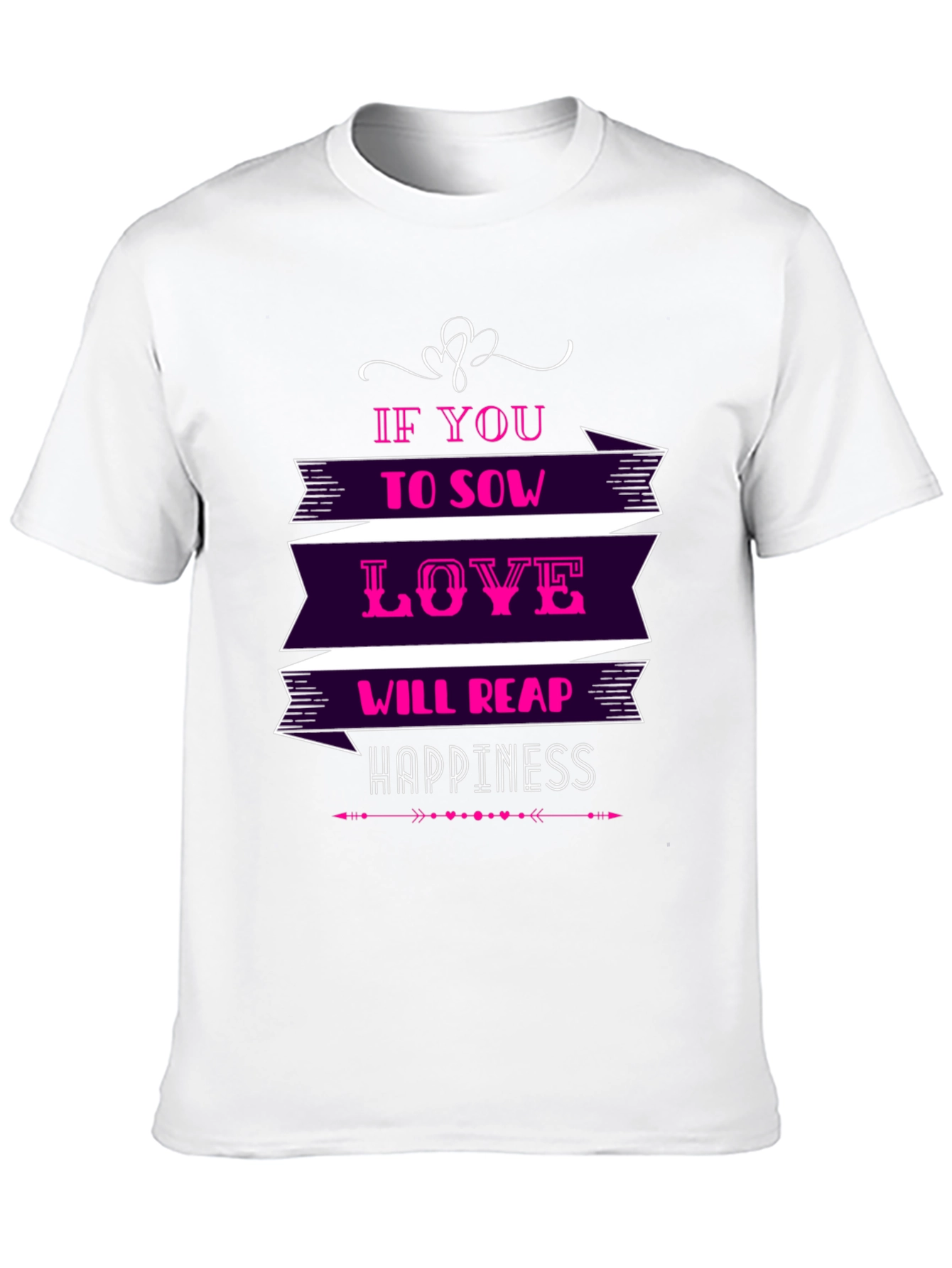 Love & Happiness Graphic T-Shirt