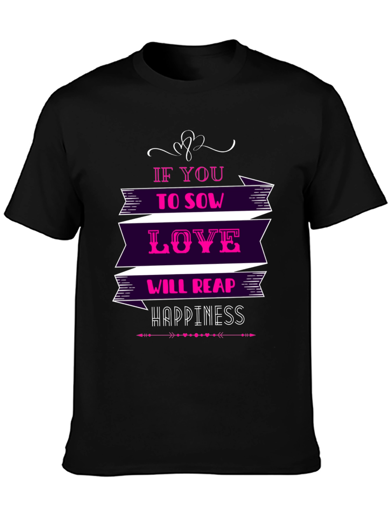 Love & Happiness Graphic T-Shirt
