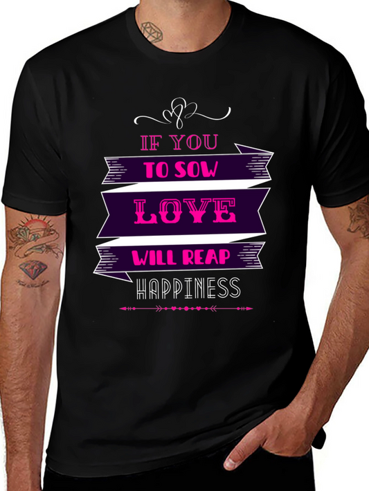 Love & Happiness Graphic T-Shirt