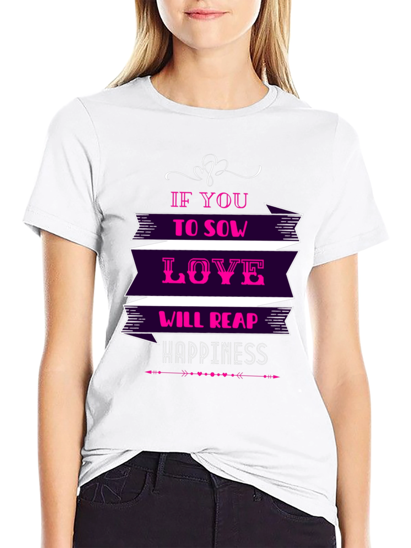 Love & Happiness Graphic T-Shirt
