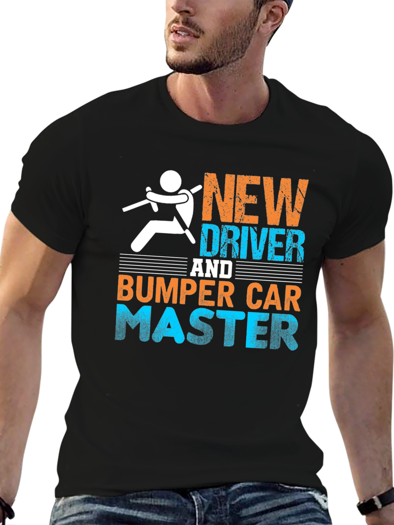 New Driver Bumper Car Master Graphic Tee