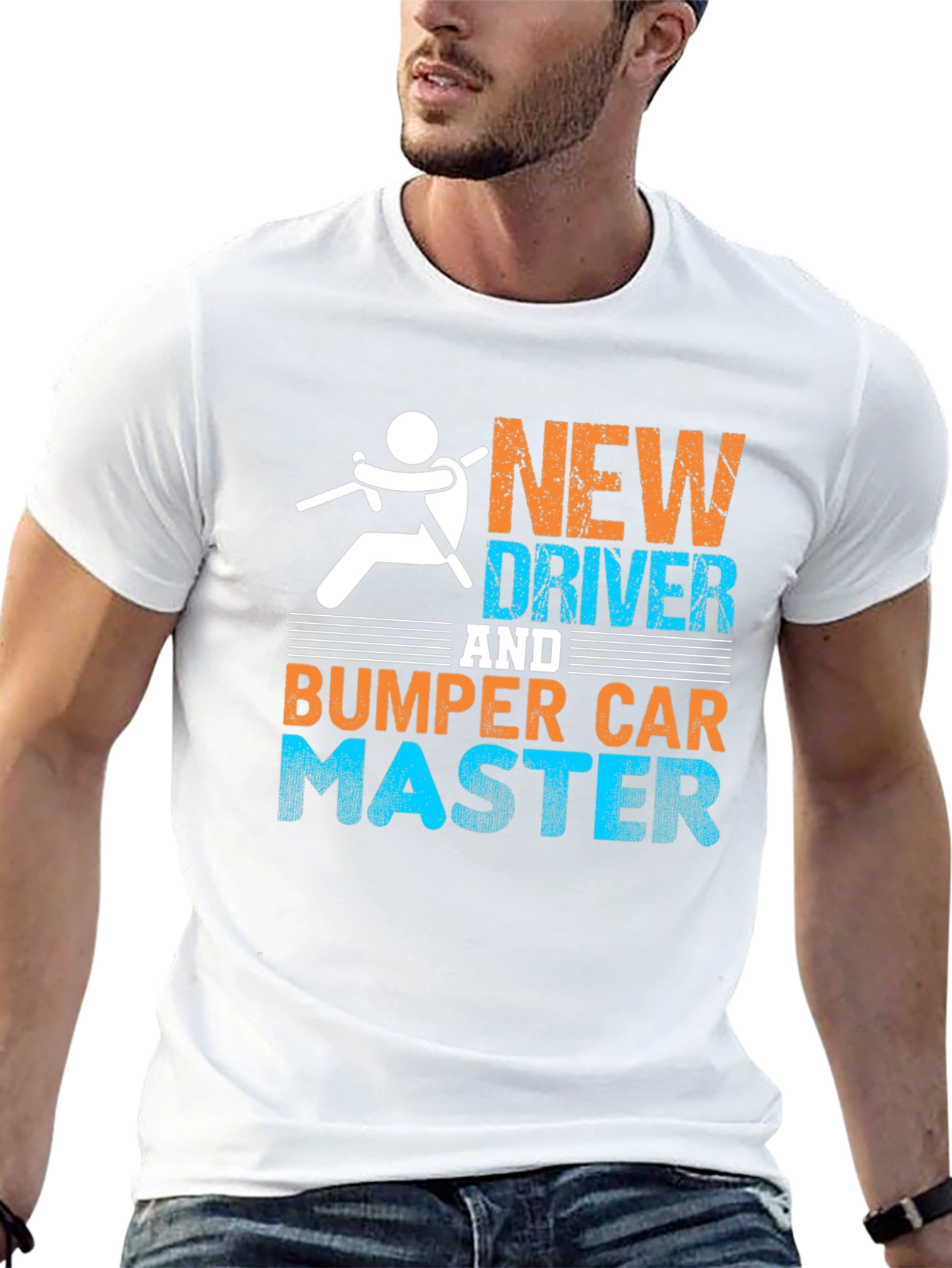 New Driver Bumper Car Master Graphic Tee