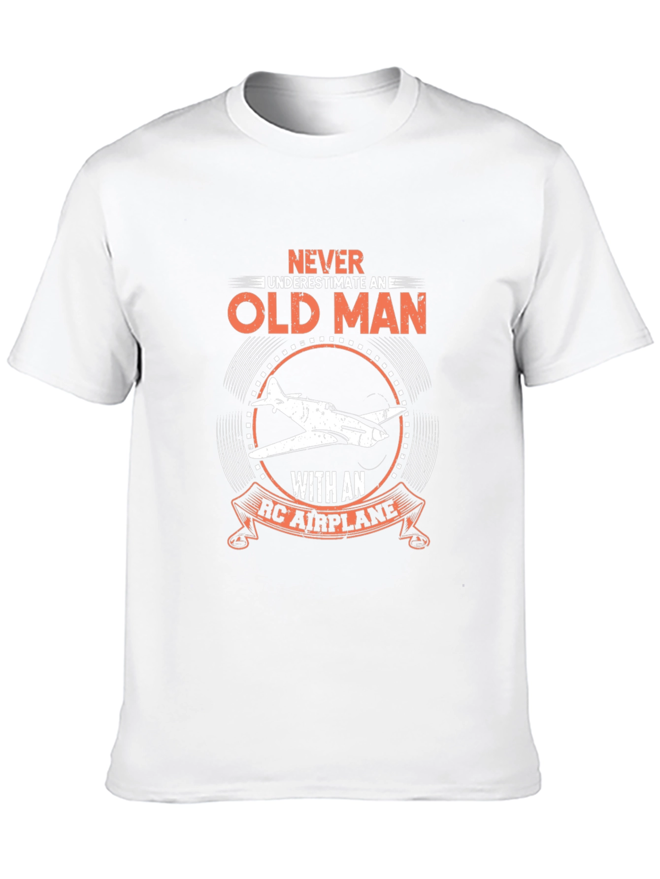 Old Man RC Airplane T-Shirt - Black