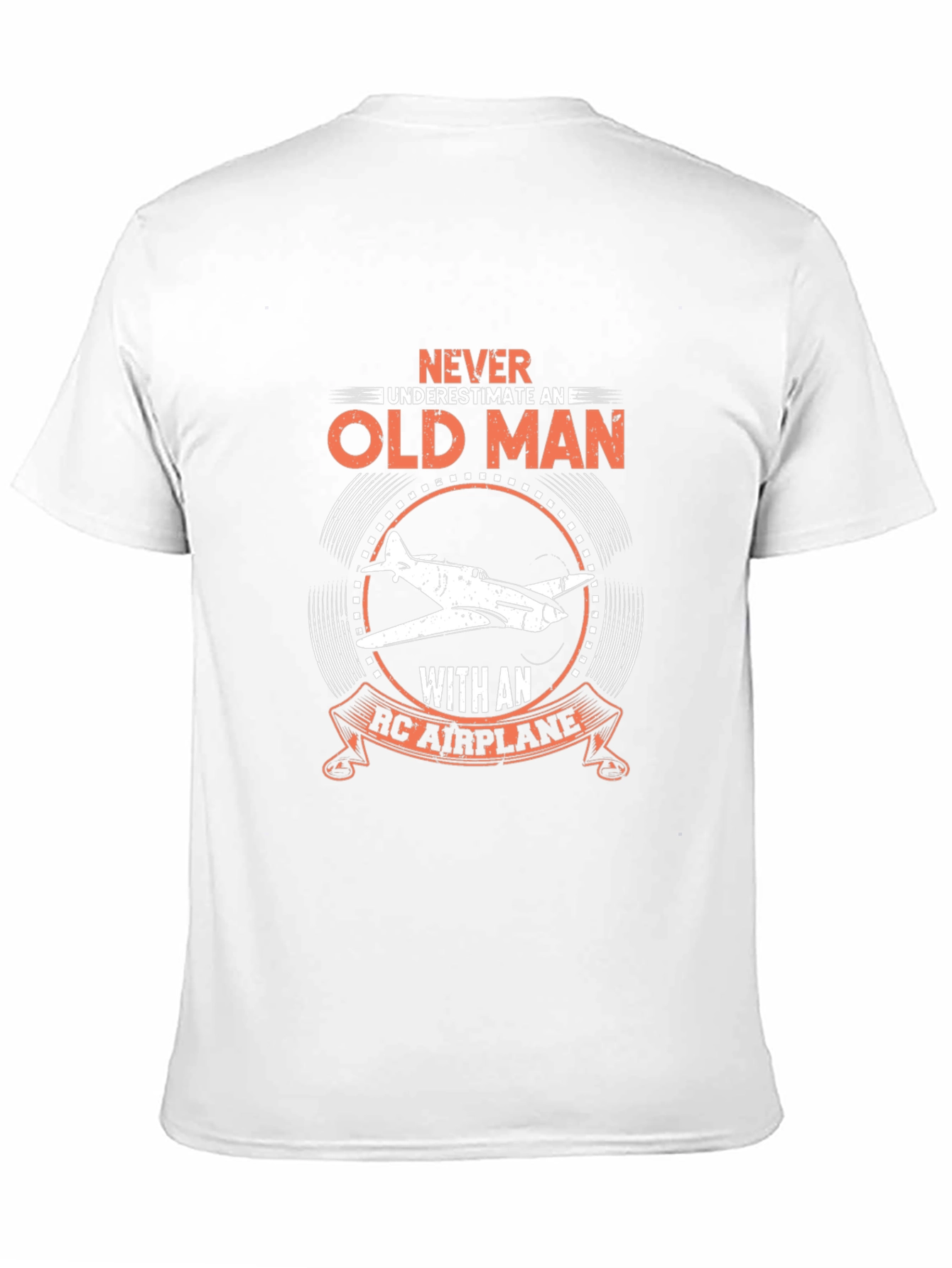 Old Man RC Airplane T-Shirt - Black