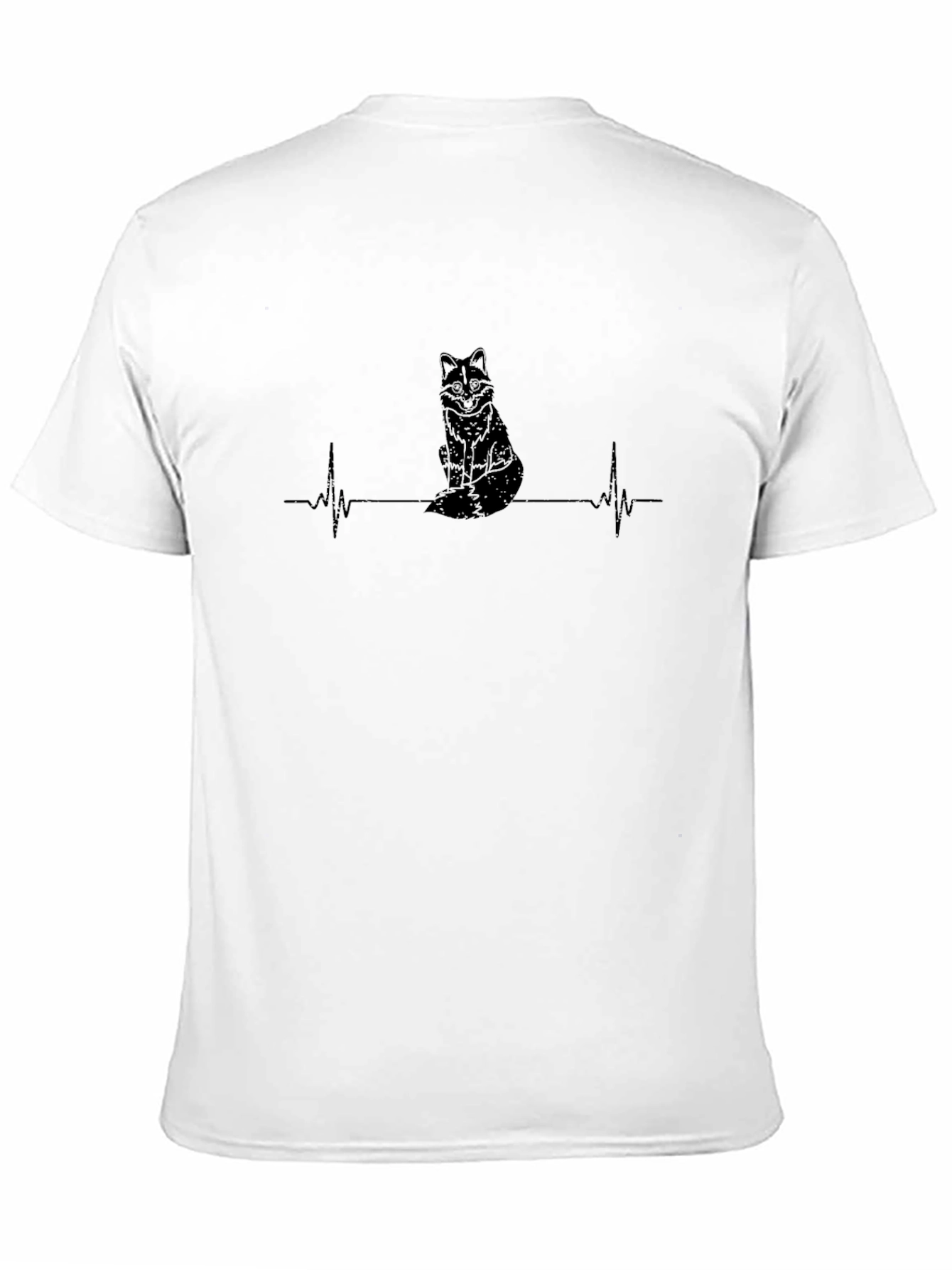 Fox Heartbeat T-Shirt - Stylish Graphic Tee