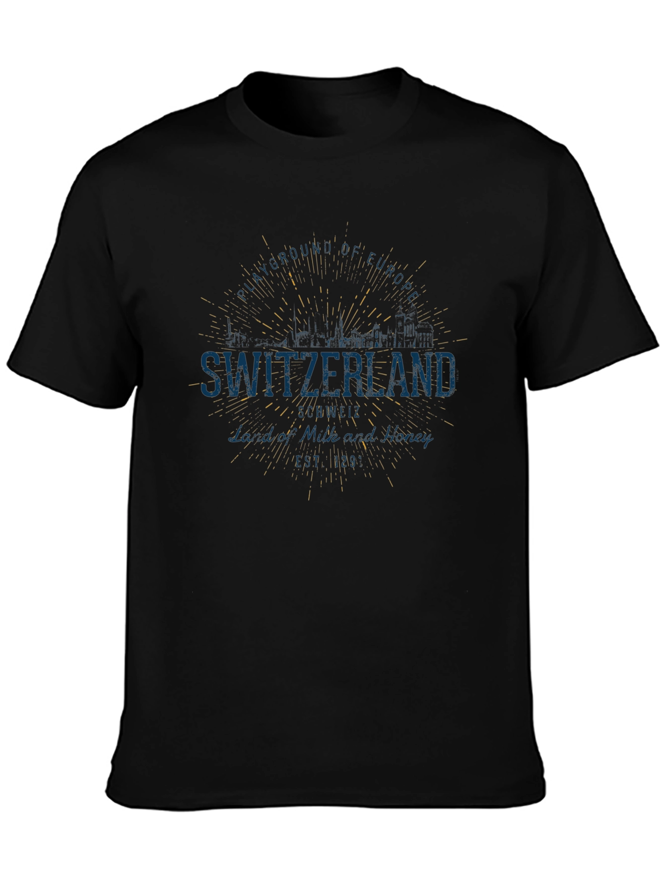 Switzerland T-Shirt - Soft Cotton Tee for Travelers