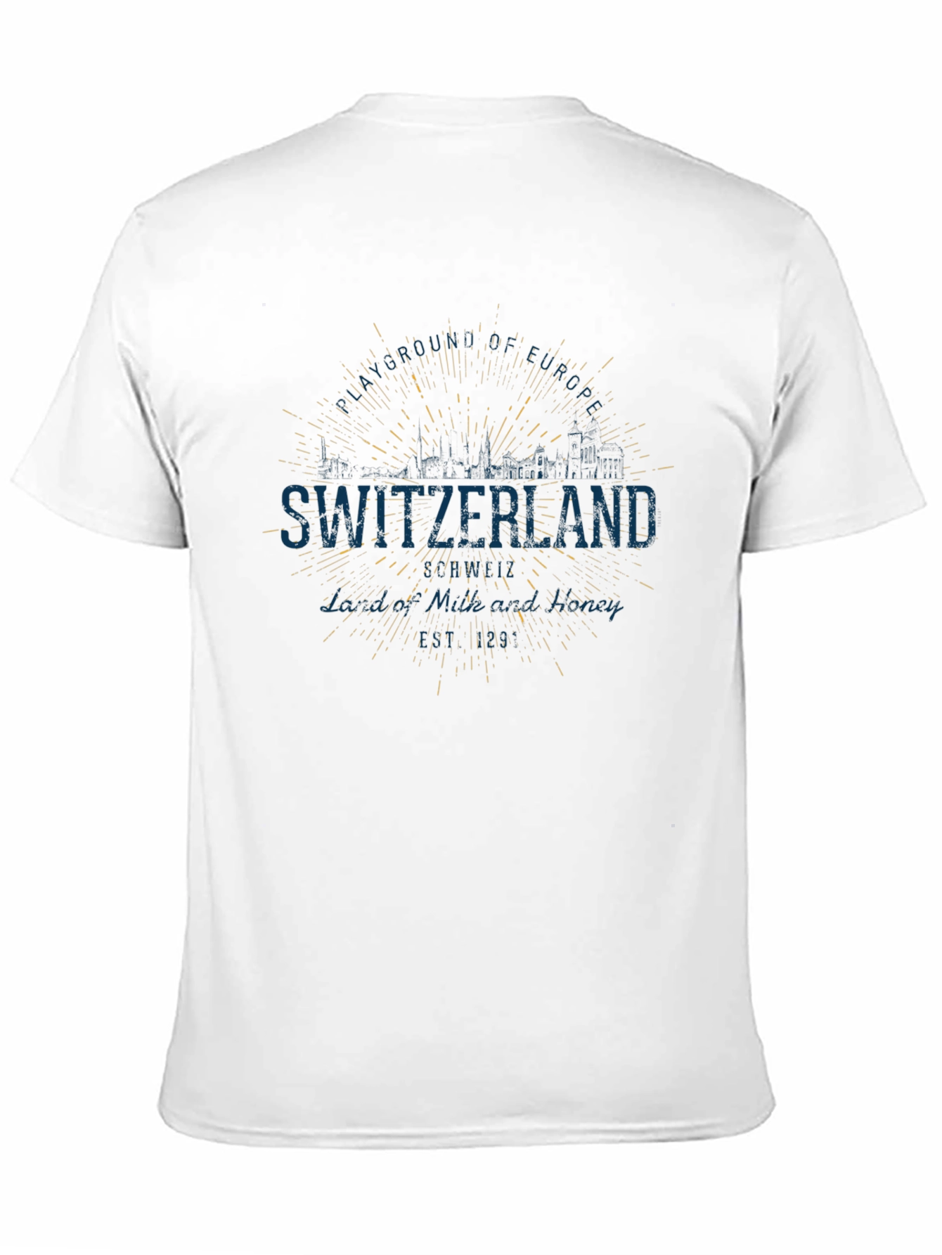 Switzerland T-Shirt - Soft Cotton Tee for Travelers
