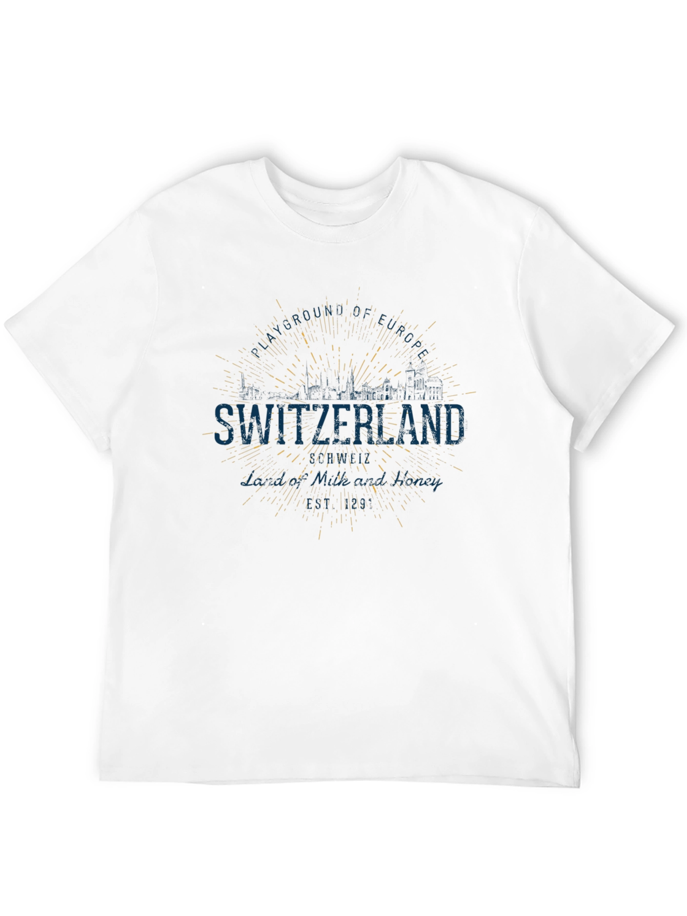 Switzerland T-Shirt - Soft Cotton Tee for Travelers