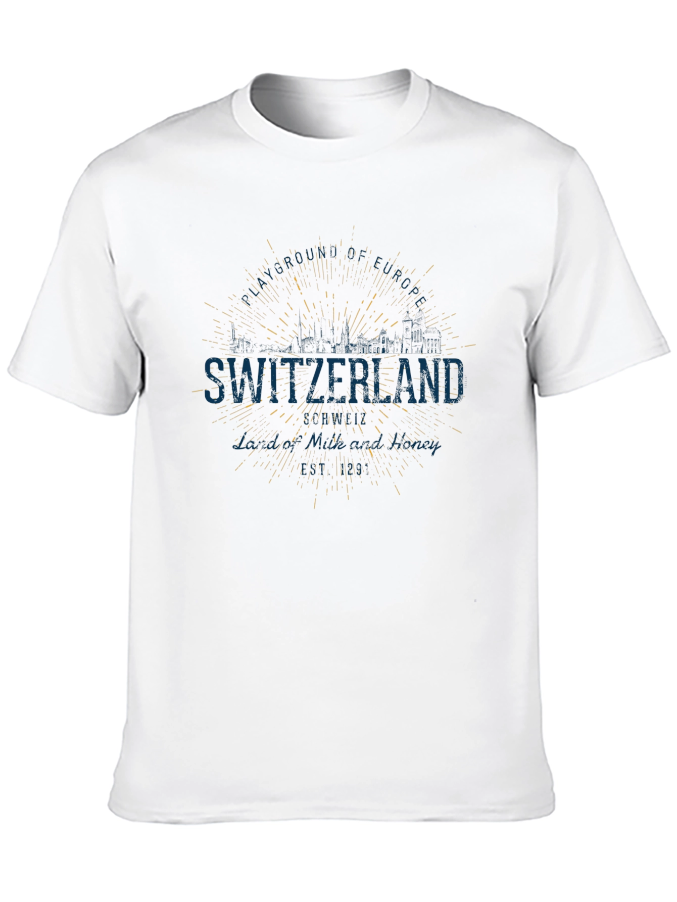 Switzerland T-Shirt - Soft Cotton Tee for Travelers