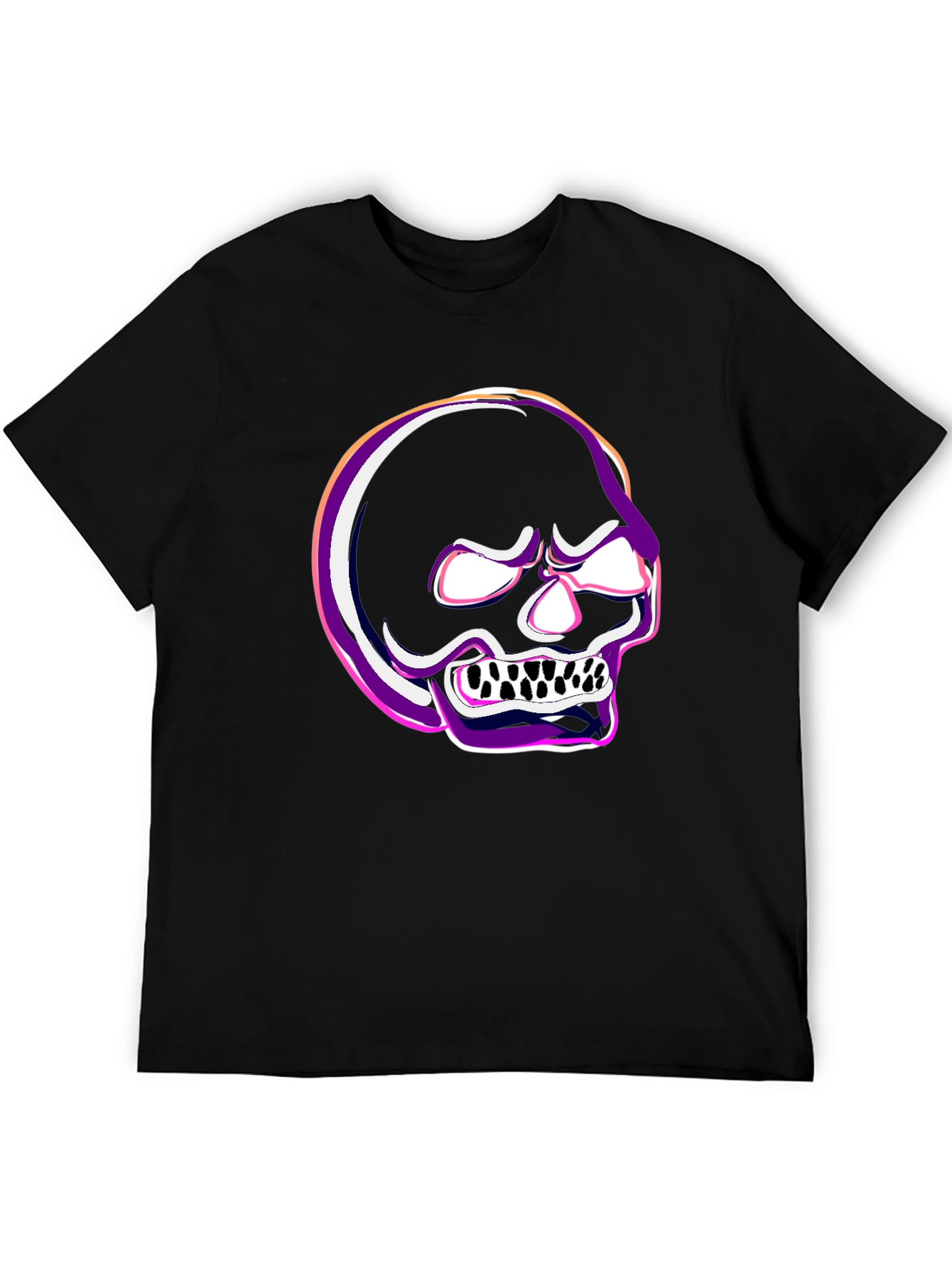 Skull Graphic Tee - Edgy Style