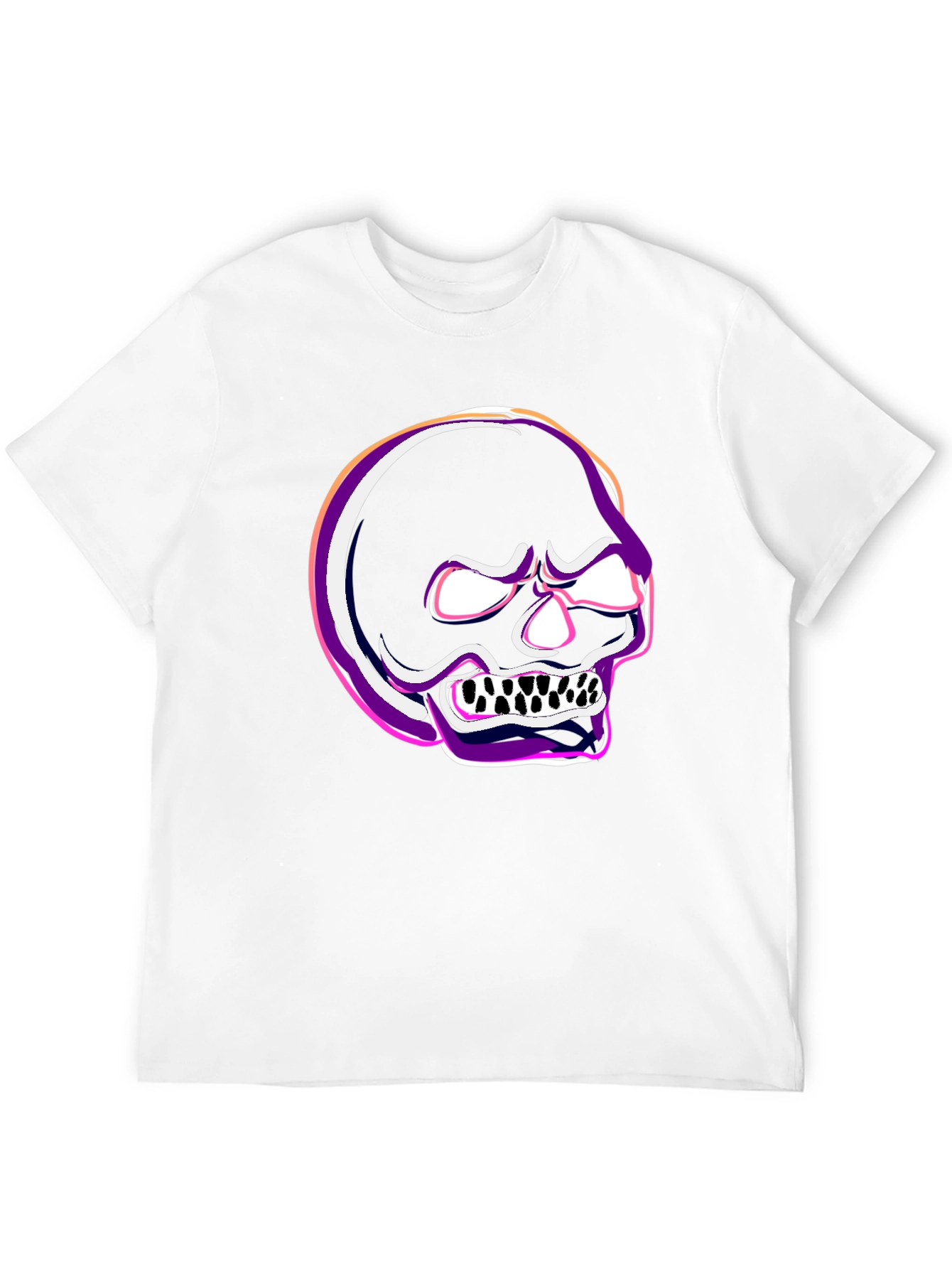 Skull Graphic Tee - Edgy Style