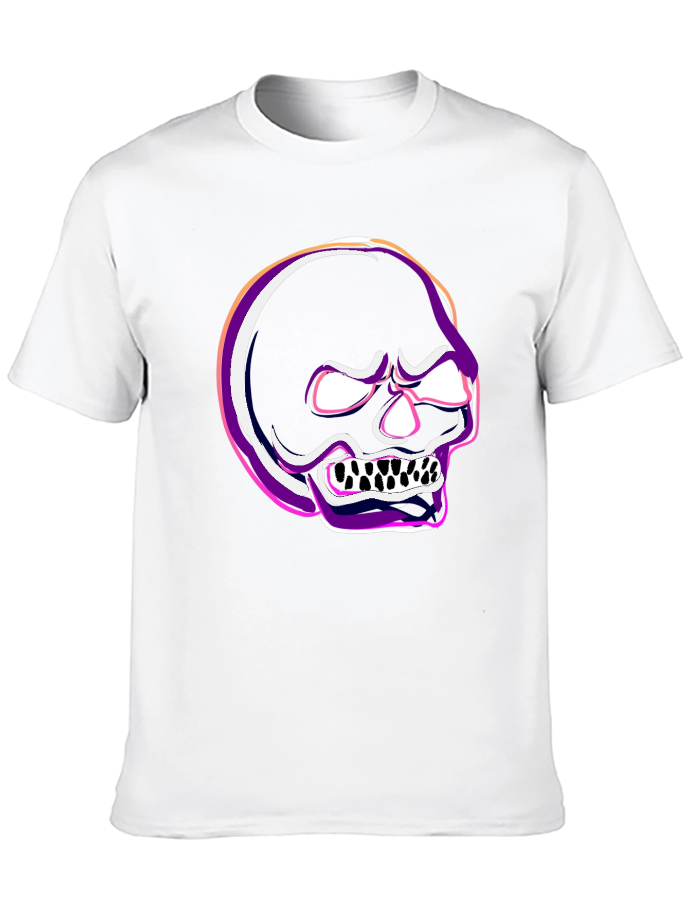 Skull Graphic Tee - Edgy Style
