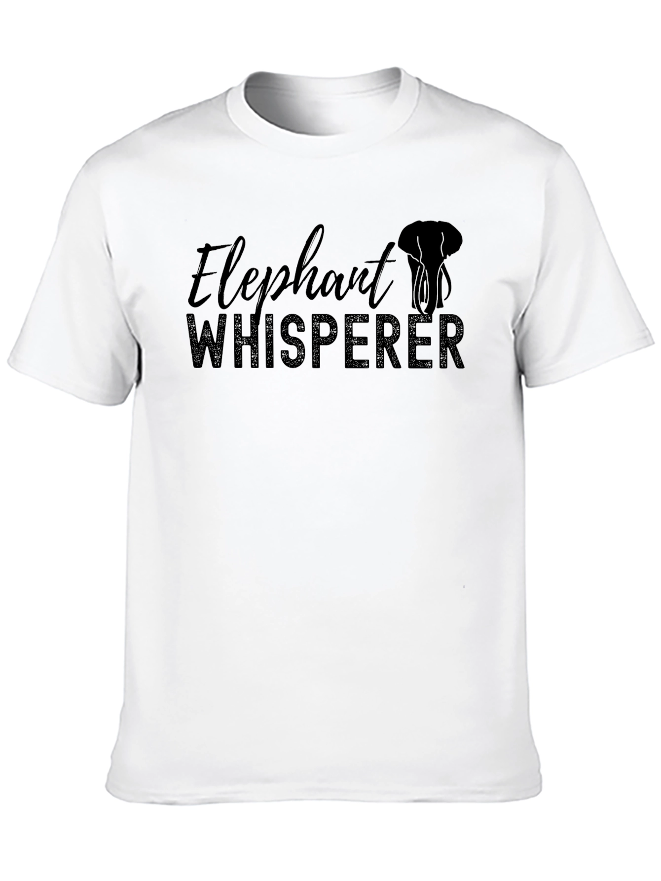 Elephant Whisperer Graphic Tee - Soft Cotton Blend
