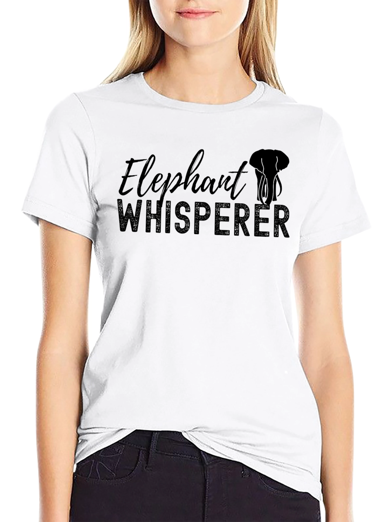 Elephant Whisperer Graphic Tee - Soft Cotton Blend