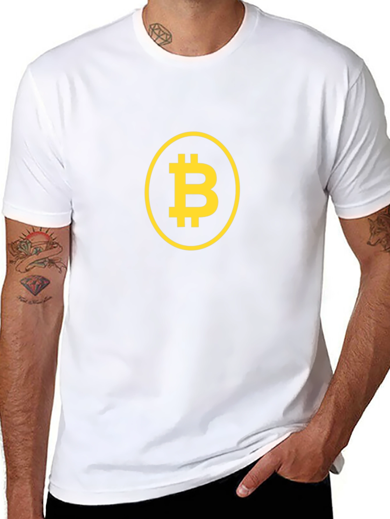 Bitcoin Logo T-Shirt - Cryptocurrency Fan Apparel