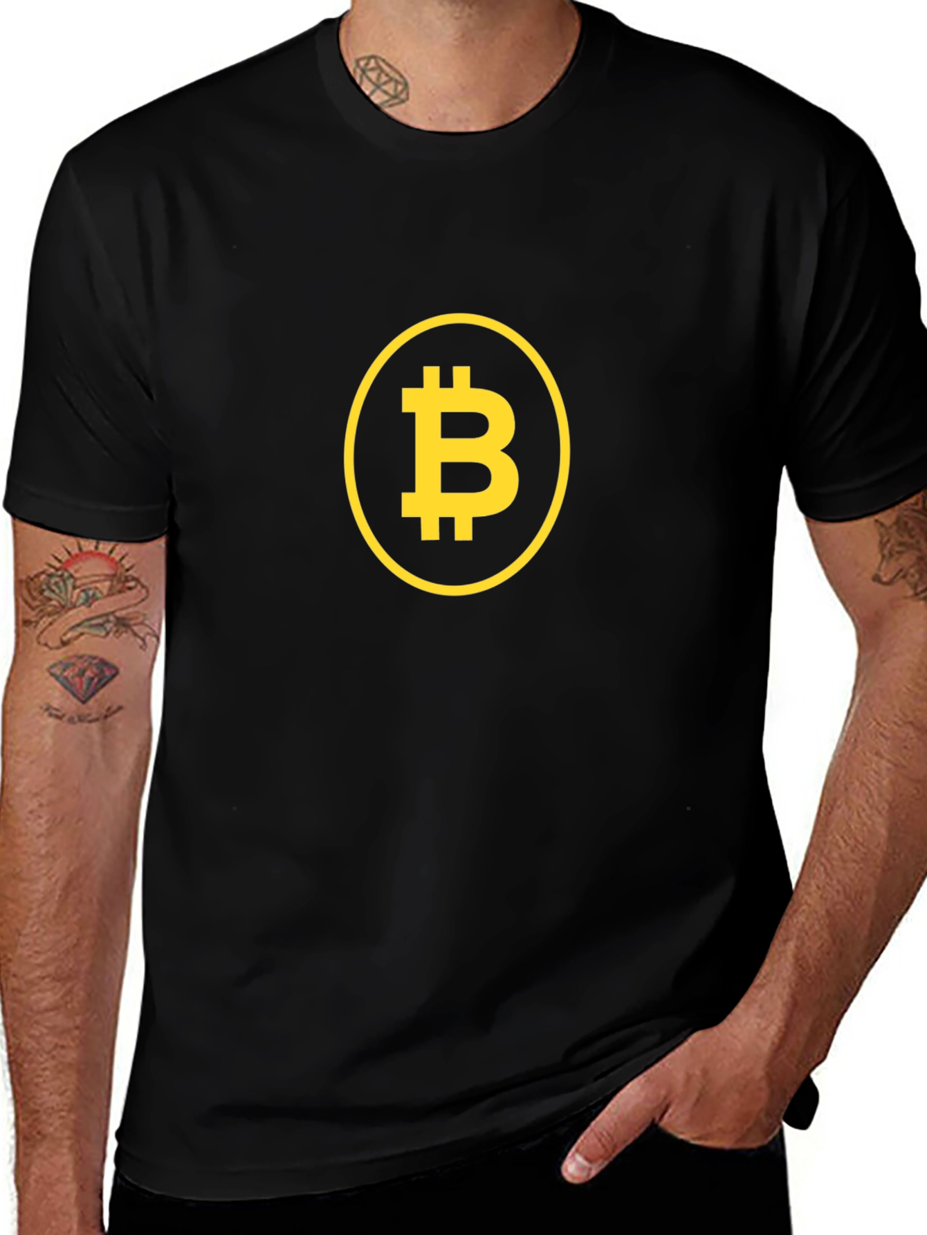 Bitcoin Logo T-Shirt - Cryptocurrency Fan Apparel