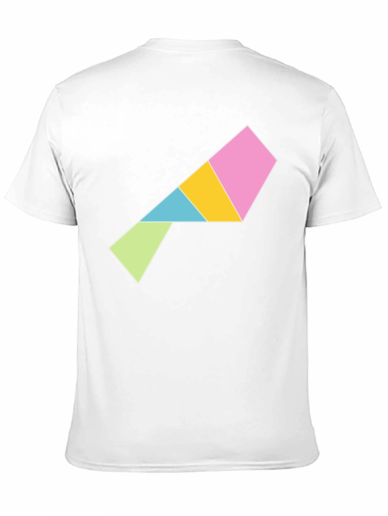 Geometric Puzzle Piece T-Shirt - Modern Art Tee