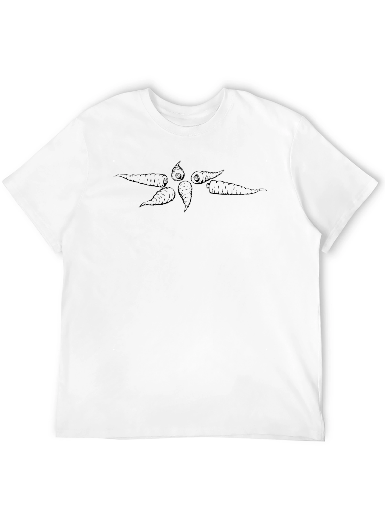 Carrot Graphic T-Shirt - Black