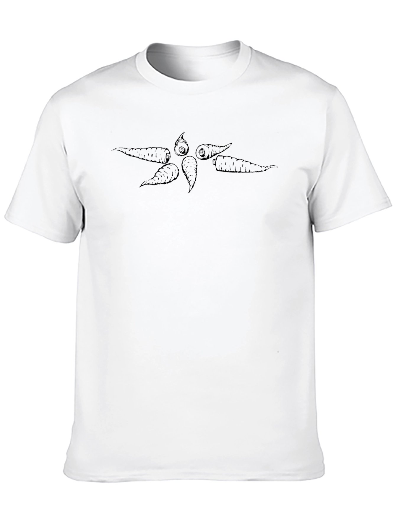Carrot Graphic T-Shirt - Black