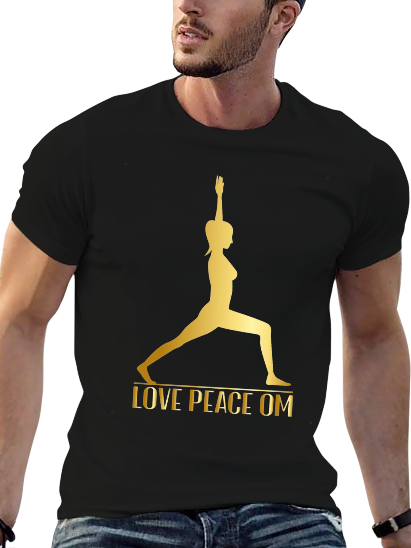 Yoga Love Peace OM Graphic Tee