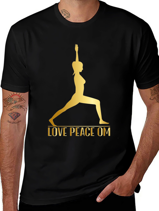 Yoga Love Peace OM Graphic Tee