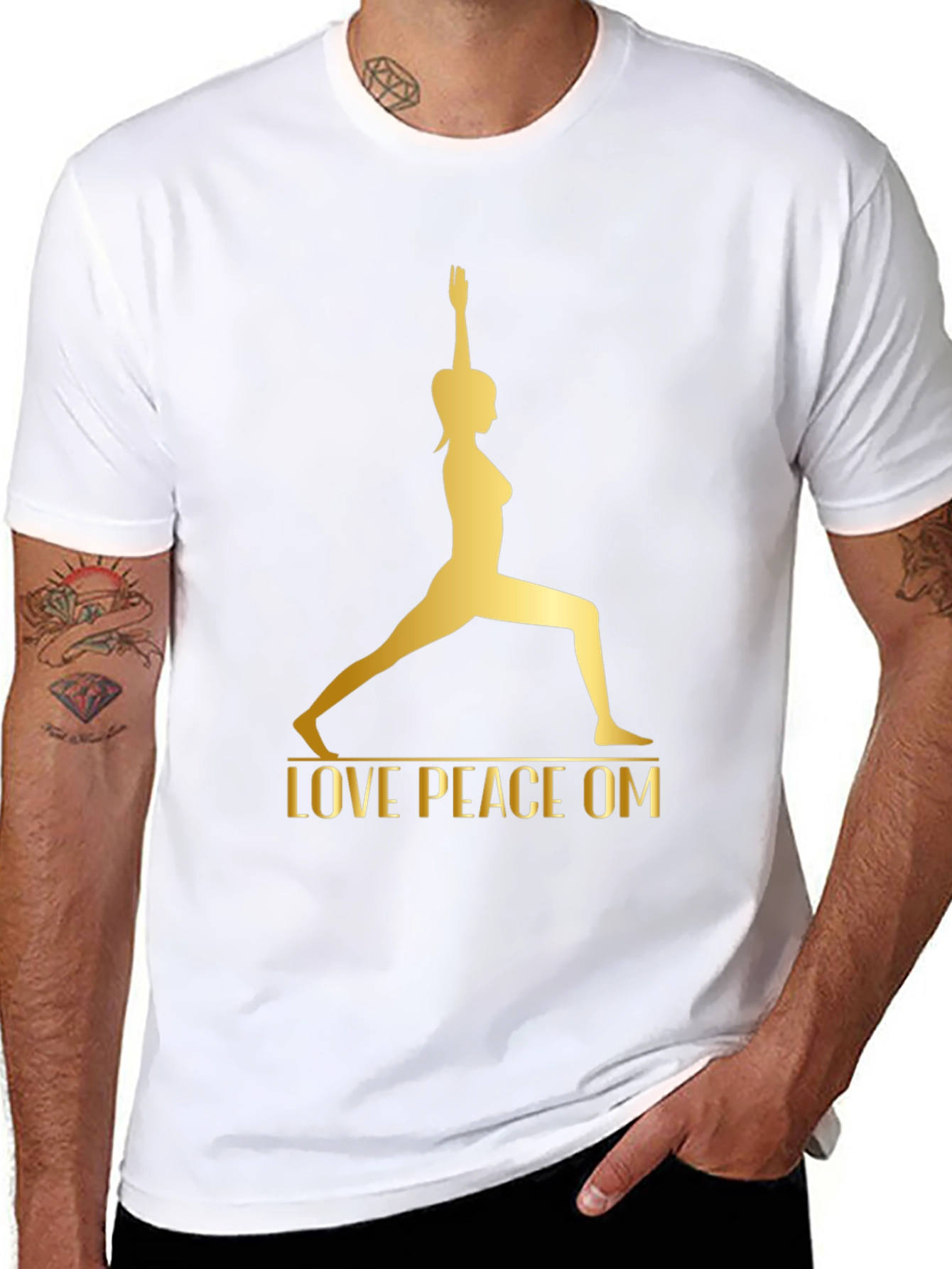 Yoga Love Peace OM Graphic Tee