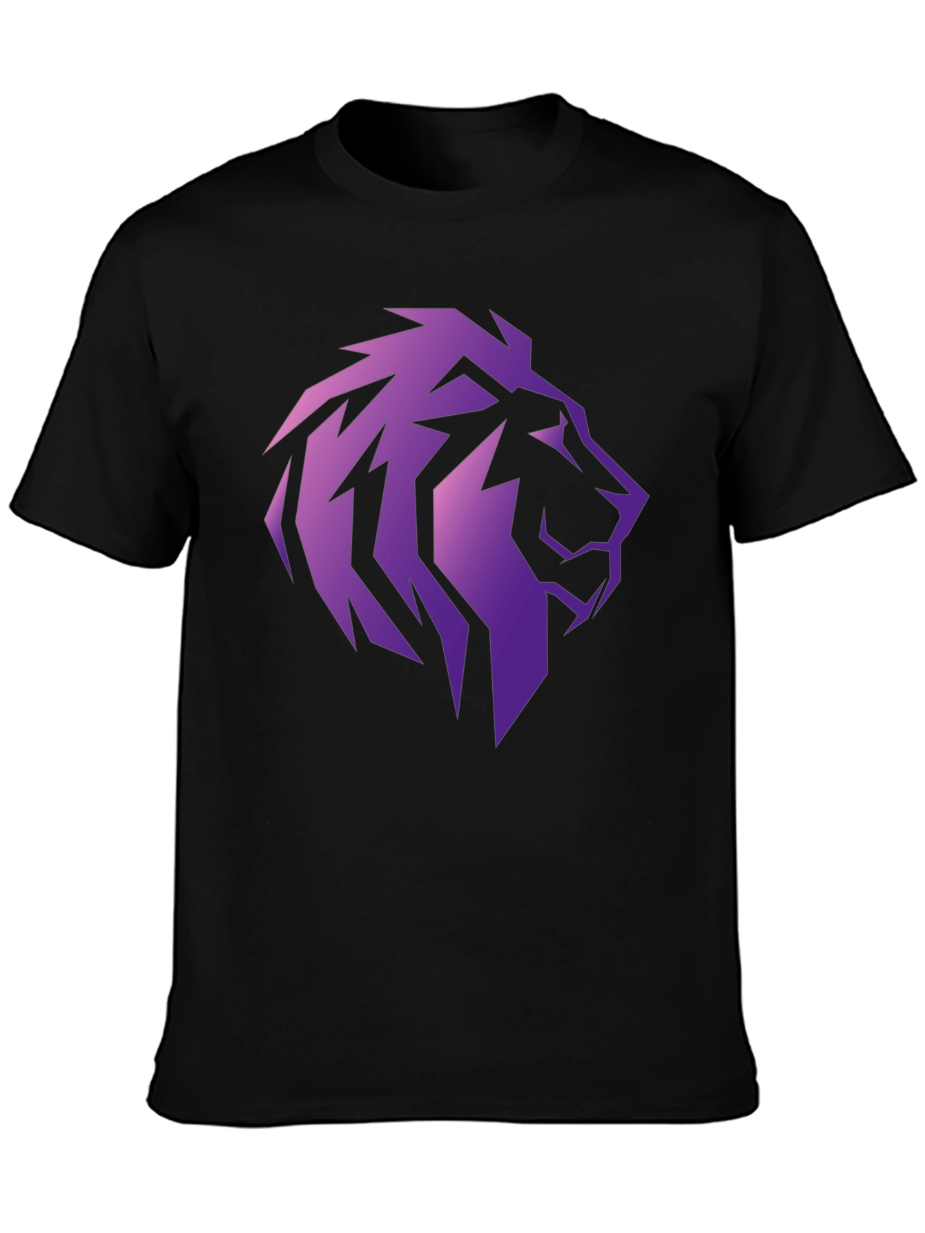 Lion Head Graphic Tee - Stylish Mens T-Shirt
